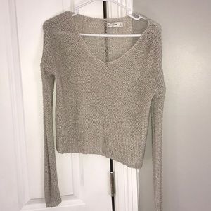 tan sweater from abercrombie